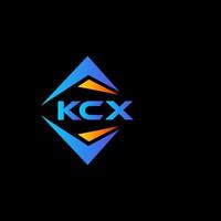kcx abstrakt teknologi logotyp design på svart bakgrund. kcx kreativ initialer brev logotyp begrepp. vektor