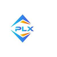 PLX abstraktes Technologie-Logo-Design auf weißem Hintergrund. plx kreative Initialen schreiben Logo-Konzept. vektor