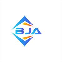 Bja abstraktes Technologie-Logo-Design auf weißem Hintergrund. bja kreatives Initialen-Buchstaben-Logo-Konzept. vektor