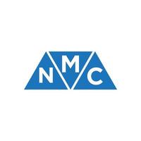 mnc abstrakt första logotyp design på vit bakgrund. mnc kreativ initialer brev logotyp begrepp. vektor