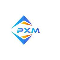 pxm abstrakt teknologi logotyp design på vit bakgrund. pxm kreativ initialer brev logotyp begrepp. vektor