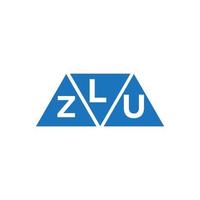 lzu abstrakt första logotyp design på vit bakgrund. lzu kreativ initialer brev logotyp begrepp. vektor