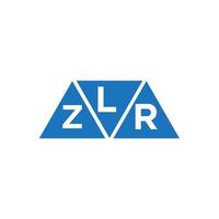 lzr abstrakt första logotyp design på vit bakgrund. lzr kreativ initialer brev logotyp begrepp. vektor