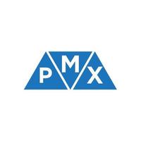 mpx abstrakt första logotyp design på vit bakgrund. mpx kreativ initialer brev logotyp begrepp. vektor