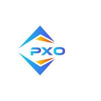 pxo abstrakt teknologi logotyp design på vit bakgrund. pxo kreativ initialer brev logotyp begrepp. vektor