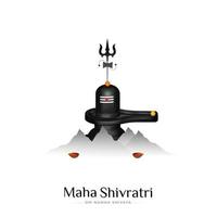 Happy Maha Shivaratri Social-Media-Post-Design vektor