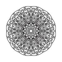 handgezeichnetes Mandala. dekoration in ethnischer orientalischer gekritzelverzierung. vektor