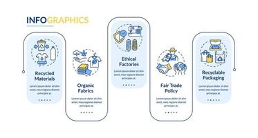 ethische Hersteller Vektor Infografik Vorlage