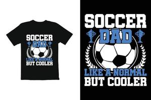 Fußball-T-Shirt-Design-Vorlage vektor