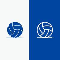 Fußball, Irland, Spiel, Sport, Linie und Glyphe, festes Symbol, blaues Banner Linie und Glyphe, festes Symbol, blaues Banner vektor