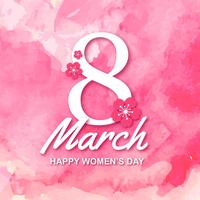 Glücklicher internationaler Frauentag vektor