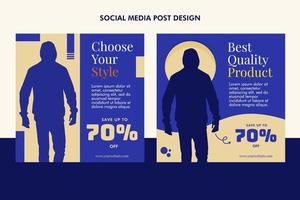 sociala medier postdesign vektor