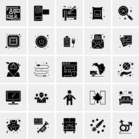 25 universelle Business-Icons Vektor kreative Icon-Illustration zur Verwendung in Web- und Mobilprojekten