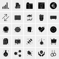 25 universelle Business-Icons Vektor kreative Icon-Illustration zur Verwendung in Web- und Mobilprojekten