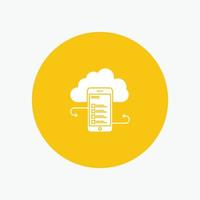 Cloud-Speicher Geschäft Cloud-Speicher Wolken Informationen mobile Sicherheit vektor