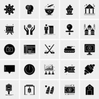 25 universelle Business-Icons Vektor kreative Icon-Illustration zur Verwendung in Web- und Mobilprojekten