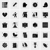 25 universelle Business-Icons Vektor kreative Icon-Illustration zur Verwendung in Web- und Mobilprojekten