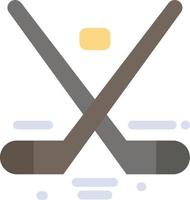 kanada spel hockey is olympiska spel platt Färg ikon vektor ikon baner mall