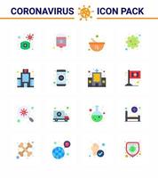 einfacher satz von covid19 schutz blau 25 icon pack icon enthalten gebäudepatogen gesundheitspflegepartikel zur vorbereitung von viralen coronavirus 2019nov krankheitsvektordesignelementen vektor