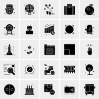 25 universelle Business-Icons Vektor kreative Icon-Illustration zur Verwendung in Web- und Mobilprojekten