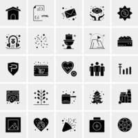 25 universelle Business-Icons Vektor kreative Icon-Illustration zur Verwendung in Web- und Mobilprojekten