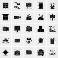 25 universelle Business-Icons Vektor kreative Icon-Illustration zur Verwendung in Web- und Mobilprojekten