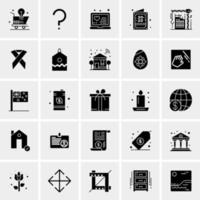 25 universelle Business-Icons Vektor kreative Icon-Illustration zur Verwendung in Web- und Mobilprojekten