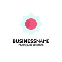 grundeinstellung ui business logo template flache farbe vektor