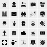 25 universelle Business-Icons Vektor kreative Icon-Illustration zur Verwendung in Web- und Mobilprojekten