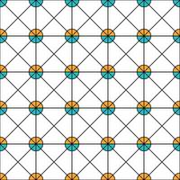 nahtloses Muster des Verzierungsvektors. moderne stilvolle Textur. sich wiederholendes geometrisches quadratisches Gitter. einfaches Grafikdesign. trendige Hipster heilige Geometrie vektor