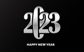 2049 design Lycklig ny år. ny år 2023 logotyp design för broschyr design. kort. baner. jul dekor 2023 vektor