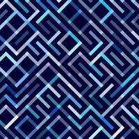 Linien Vektor nahtlose Muster. geometrische gestreifte Verzierung. monochromer linearer Hintergrund