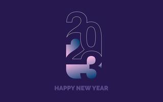 2039 frohes neues Jahr Symbole. neues Typografie-Design für das Jahr 2023. 2023-Zahlen-Logo-Illustration vektor