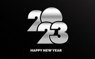 2050 frohes neues Jahr Symbole. neues Typografie-Design für das Jahr 2023. 2023-Zahlen-Logo-Illustration vektor