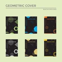 geometrisches Cover-Design vektor