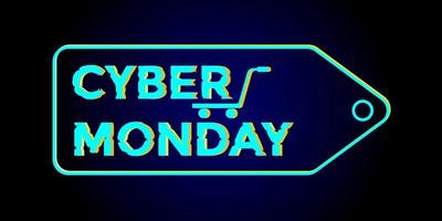 Cyber-Monday-Event vektor