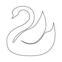 svan ikon illustration vektor
