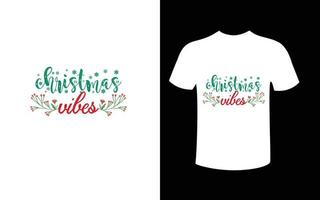 weihnachten t-shirt design kostenloser vektor