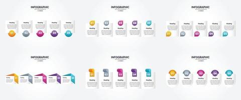 vektor illustration infographics platt design uppsättning för reklam broschyr flygblad och tidskrift