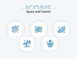 Space Blue Icon Pack 5 Icon-Design. . Sputnik. Raum. Raum. Raum vektor