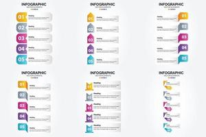 vektor illustration infographics platt design uppsättning för reklam broschyr flygblad och tidskrift