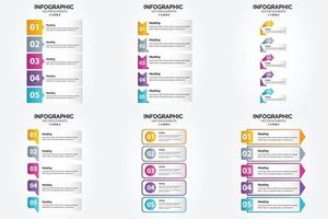 Dieses Vektorillustrationsset eignet sich perfekt zum Erstellen von Infografiken für Werbung. Broschüren. Flyer. und Zeitschriften. vektor