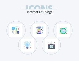 Internet der Dinge flach Icon Pack 5 Icon Design. Hotspot. online. W-lan. Pfeil. Maus vektor