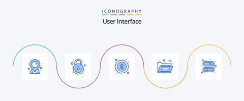användare gränssnitt blå 5 ikon packa Inklusive . inaktivera. användare. användare. Gör det möjligt vektor