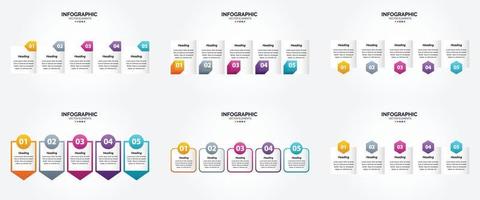verwenden sie diese infografiken mit vektorillustrationen für werbung in einer broschüre. Flyer. oder Magazin. vektor