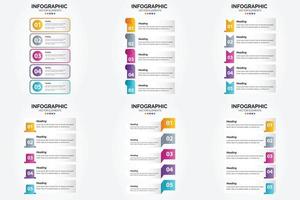 Dieses Vektor-Infografik-Set eignet sich hervorragend, um Ihr Unternehmen in Broschüren zu bewerben. Flyer. und Zeitschriften. vektor