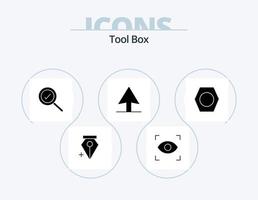 verktyg glyf ikon packa 5 ikon design. . Sök. verktyg vektor