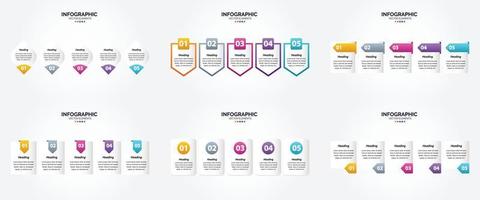 Dieses flache Design-Vektorillustrationsset ist ideal für die Erstellung von Infografiken für die Werbung. Broschüren. Flyer. und Zeitschriften. vektor