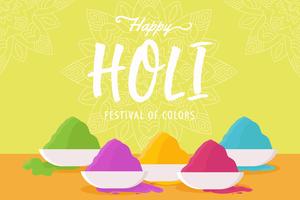 Glad Holi vektorer