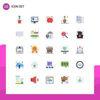 25 kreative Symbole, moderne Zeichen und Symbole für den Erfolg, Apple-Pot-Geld, editierbare Vektordesign-Elemente vektor
